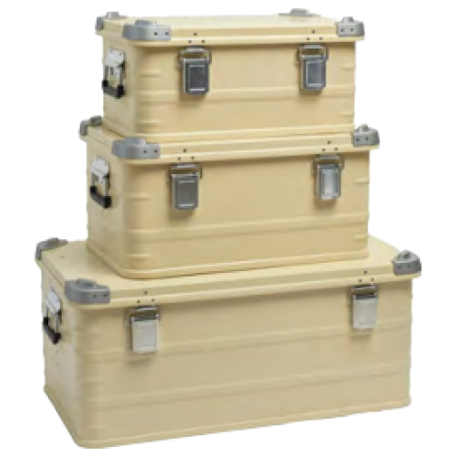 Aluminium Safari Boxes Ivory