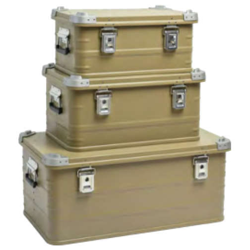 Aluminium Safari Boxes Khaki