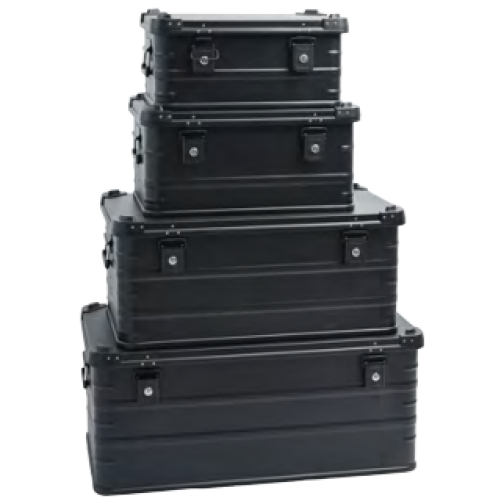 Aluminium Safari Boxes Black