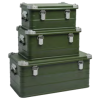 Aluminium Safari Boxes Army Green